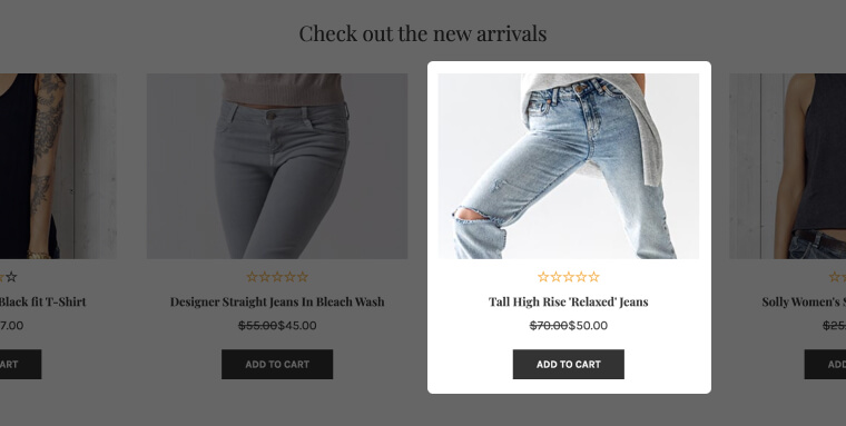 Screenshot of the jeans item. Detailed description will follow.