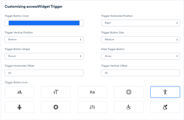 Screenshot of custom trigger